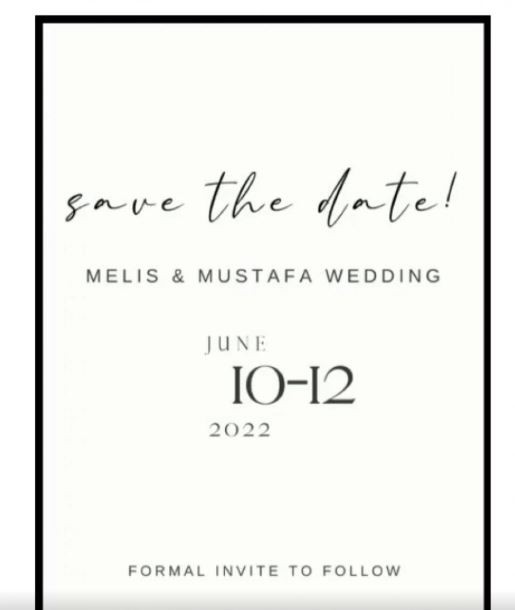 Düğün tarihi belli oldu!