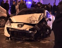 7 Araca Çarpan Alkollü Sürücü Ortaligi Savas Alanina Çevirdi