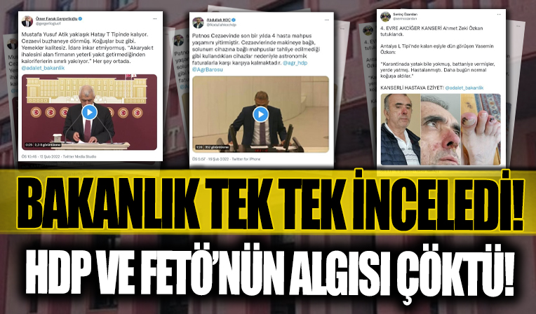 Bakanlık HDP ve FETÖ'nün algısını tek tek çürüttü!