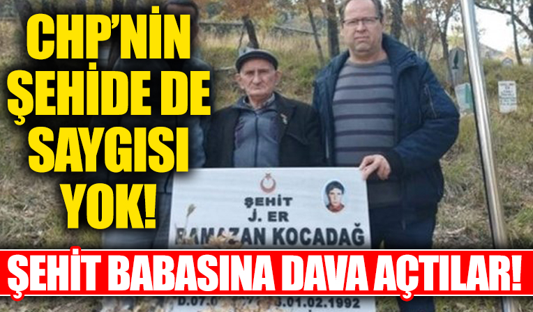 CHP'nin şehide de saygısı yok! CHP'li belediyelerden şehit ailelerine büyük saygısızlık!