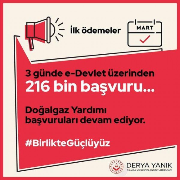 Bakan duyurdu! 3 günde 216 bin kişi başvuru yaptı