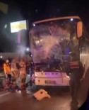 Bursa'da Otobüs Tira Arkadan Çarpti, Çok Sayida Yarali Var