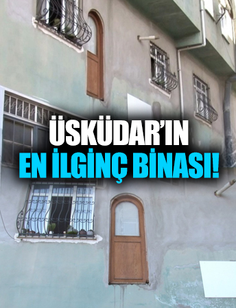 Üsküdar'da çıkışı olmayan kapı görenleri şaşkına çevirdi...