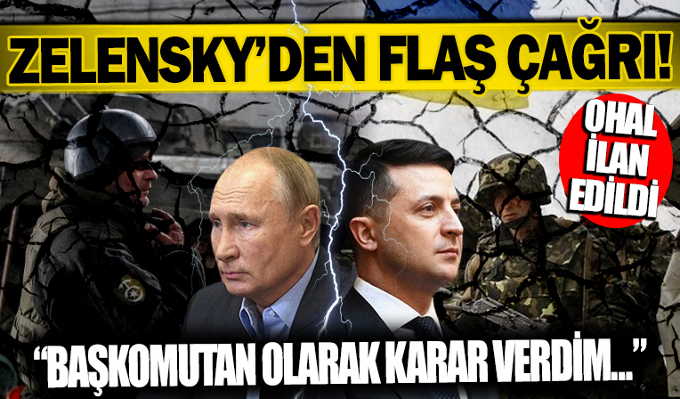 Ukrayna Devlet Başkanı Zelensky'den flaş çağrı! Ukrayna Parlamentosu, meşru müdafaayı ve sivillere silah taşıma izni verilmesini onayladı...