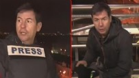 KIEV - CNN muhabiri Rus işgaline canlı yayında yakalandı! Kiev'deki bombalamadan apar topar kaçtı