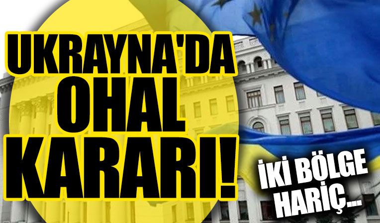 Parlamento kabul etti: Ukrayna'da OHAL başlıyor