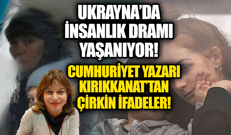 Cumhuriyet Gazetesi Yazarı Mine Kırıkkanat'ın mülteciler için skandal sözleri: Keşke bize gelenler de Ukraynalı olsa