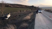Eskisehir'de Otomobil Takla Atti Açiklamasi 1 Ölü, 1 Yarali
