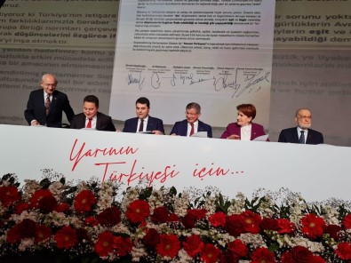 6 Muhalefet Partisinin 'Güçlendirilmis Parlamenter Sistem Mutabakat Metni' Açiklandi