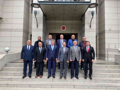 DATÜB Heyeti Büyükelçi Bagci Ile Görüstü