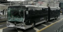 Esenyurt Haramidere Sanayi metrobüs durağında kaza: 7 yolcu yaralandı