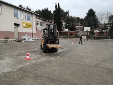 Hanönü'de 'Forklift Operatörlügü' Kursu Açildi