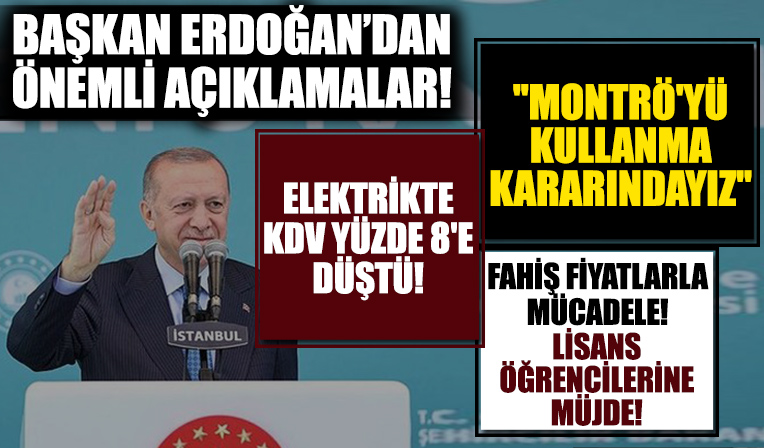 Başkan Recep Tayyip Erdoğan Kabine Toplantısı'nın ardından önemli açıklamalarda bulundu