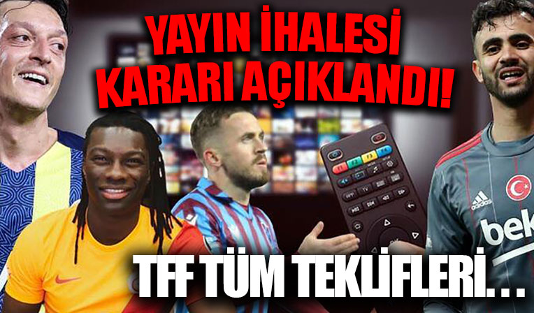 Türkiye Futbol Federasyonu, yayın ihalesi kararını duyurdu