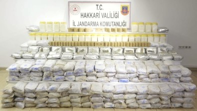 Yüksekova'da 250 Kilo Eroin Ve 35 Kilo Metamfetamin Ele Geçirildi