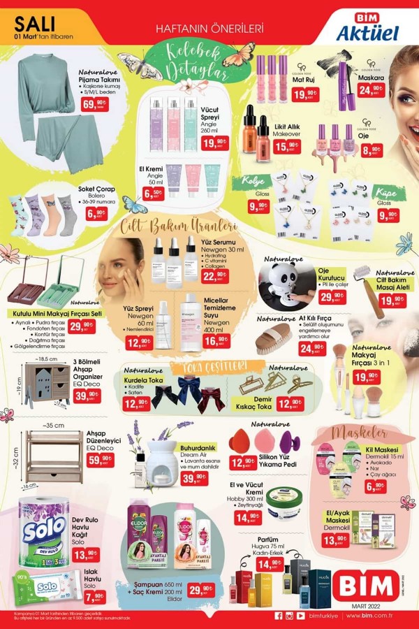 8 Mart BİM Aktüel Ürünler Kataloğu Yayınlandı! 8 Mart Salı BİM Aktüel Ürünler Kataloğu