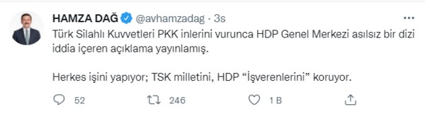 'Kış Kartalı' operasyonu HDP'yi rahatsız etti! Partiden yazılı açıklama yapıldı