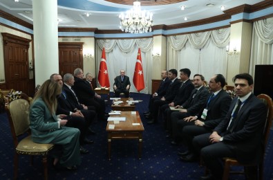 Cumhurbaskani Erdogan, Kiev'de Kirim Tatar Heyetini Kabul Etti