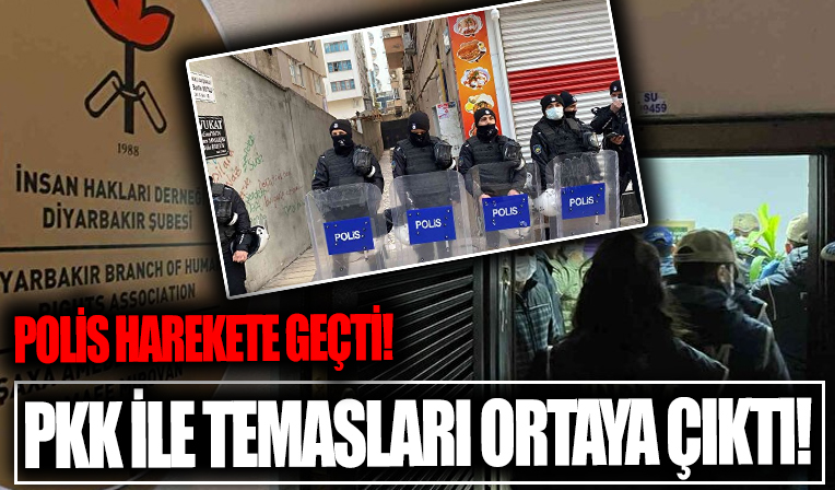 Dikaybakır'daki İnsan Hakları Derneği'nde arama! PKK ile temasları ortaya çıktı...