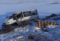 Karaman'da Servis Minibüsü Devrildi Açiklamasi 1 Ölü, 5 Yarali