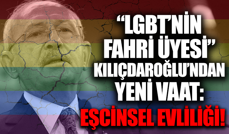 Kılıçdaroğlu'ndan yeni vaat! Eşcinseller için yasal düzenleme!