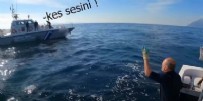 TÜRK BALIKÇI - Yunan sahil güvenliğine Türk balıkçıdan tarihi ayar! 'Gücün yetiyorsa gel'