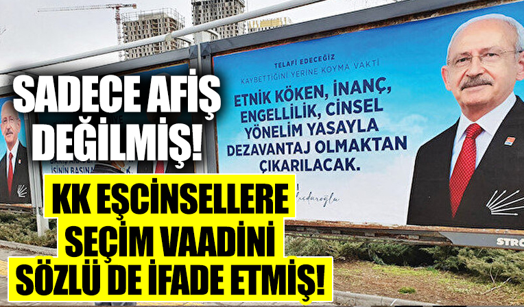 Kılıçdaroğlu'dan kelime oyunuyla eşcinsellere seçim vaadi! Aynı vaadi videoda sözlü de dillendirdi!