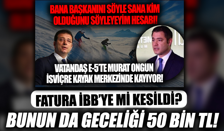 İBB Sözcüsü Murat Ongun'un lüks kayak tatiliyle ilgili yeni detaylar! Geceliği 50 bin TL...