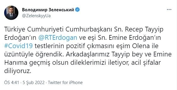 Dünya liderlerinden Başkan Erdoğan’a peş peşe geçmiş olsun mesajları geliyor