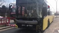 İETT - CHP'li İBB döneminde başrolde yine İETT otobüsleri var! Bir İETT otobüsü park halindeyken alev aldı, 2 İETT otobüsü çarpıştı...
