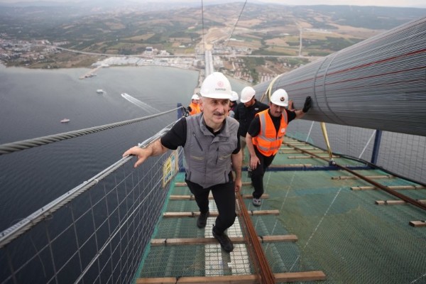 Çanakkale Köprüsü'nün açılışı için geri sayım...