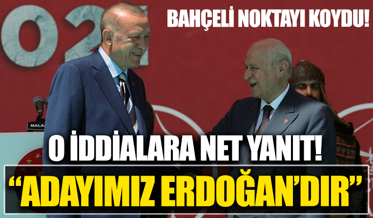 Bahçeli'den iddialara net yanıt! 