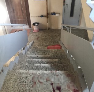 Tabancayla Vuruldu 5 Kat Sürünerek Asagi Indi