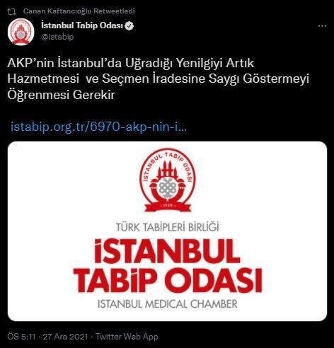 Tabipler değil 'Tetikçiler Birliği'! HDP'nin sokak çağrısının ardından Türk Tabipler Birliği'den boykot provokasyonu!