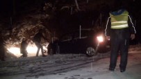 Antalya-Konya Karayolu Kar Nedeniyle Tirlarin Geçisine Kapatildi