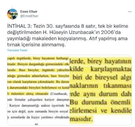 Ekrem İmamoğlu'nun eşi Dilek İmamoğlu'nun tezi çalıntı çıktı!