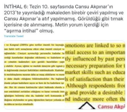 Ekrem İmamoğlu'nun eşi Dilek İmamoğlu'nun tezi çalıntı çıktı!