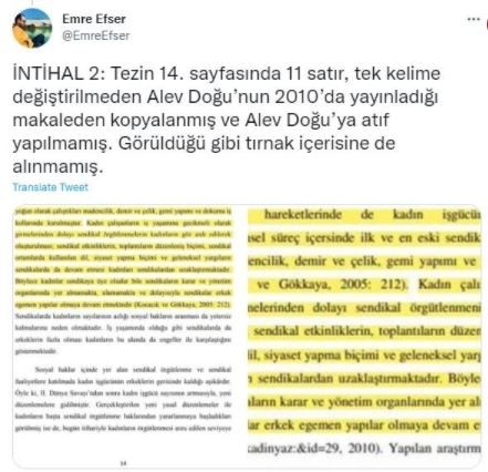 Ekrem İmamoğlu'nun eşi Dilek İmamoğlu'nun tezi çalıntı çıktı!