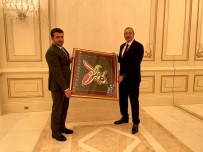 Azerbaycan Cumhurbaskani Aliyev, Selçuk Ve Haluk Bayraktar'i Kabul Etti