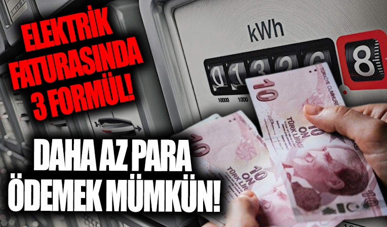 Elektrik faturalarını düşürmek için 3 yöntem...