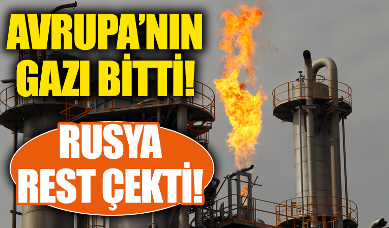Avrupa enerji kriziyle karşı karşıya! Gaz bitti, Rusya rest çekti...