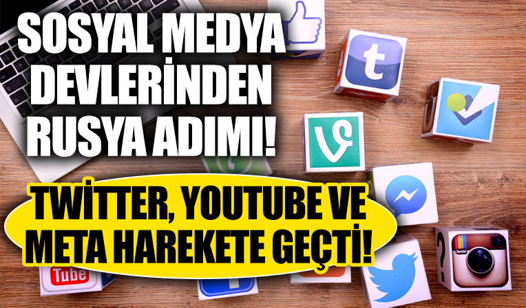 Twitter, Youtube ve Meta Rusya için harekete geçti!