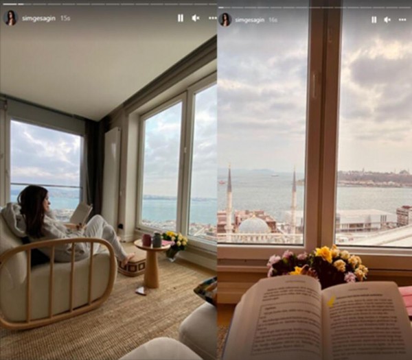 Simge Sağın'ın Galata'daki yeni evi!