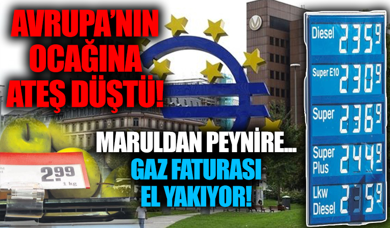 Rusya-Ukrayna savaşı Avrupa'nın ocağına ateş düşürdü! Gaz fiyatları el yakıyor...
