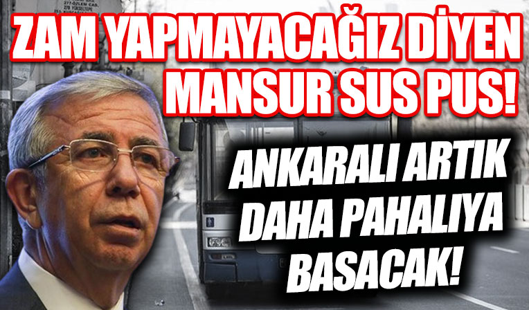 Ankara'da ulaşıma şimdi de yüzde 44 zam