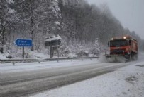 Yoğun kar yağışı! Bolu'dan İstanbul yönüne kamyon ve TIR geçişi durduruldu