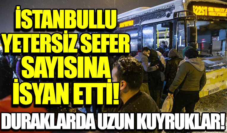 İstanbullu yollarda kaldı: Toplu taşımada yoğunluk