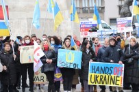 Rusya Ukrayna Savasi Ankara'da Üçüncü Kez Protesto Edildi