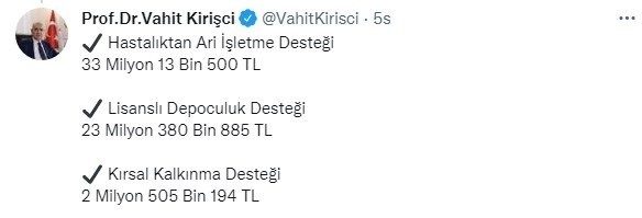 Tarımsal destekleme ödemeleri başladı!