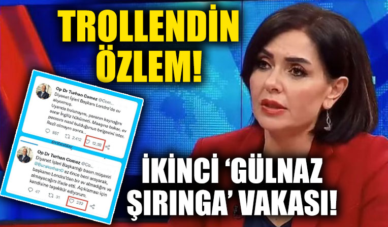 Halk TV sunucusu Özlem Gürses'ten ikinci Gülnaz Şırınga vakası! Bu kez “Erbaş, Londra ev aldı” yalanı ile trollendi!